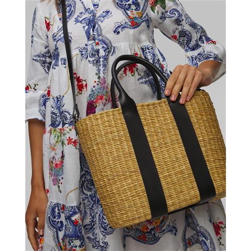 Borsa Tracolla Donna In Canvas - Shopper Estiva Leggera E Capiente - Foto 9