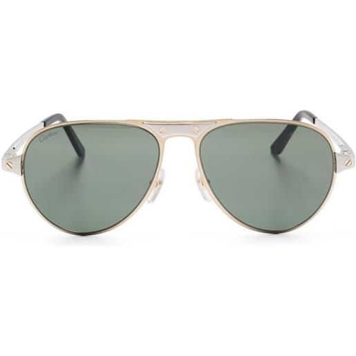 Cartier Eyewear occhiali da sole santos de cartier - oro