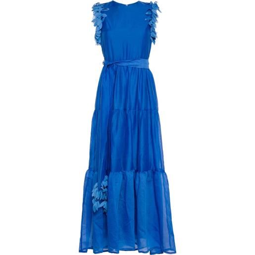 Baruni abito serenity lungo - blu