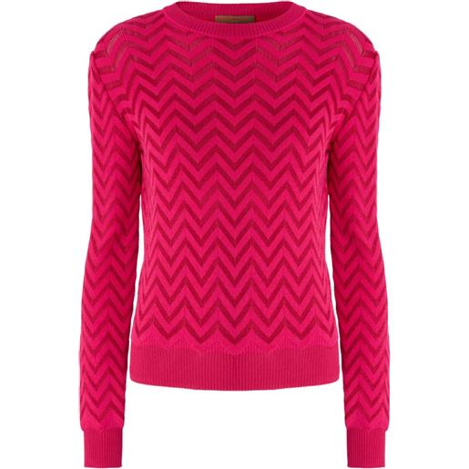 Missoni maglione girocollo - rosa