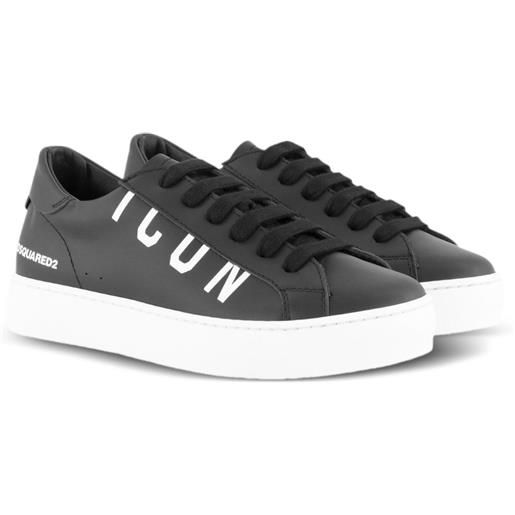 DSQUARED2 sneakers con logo - nero