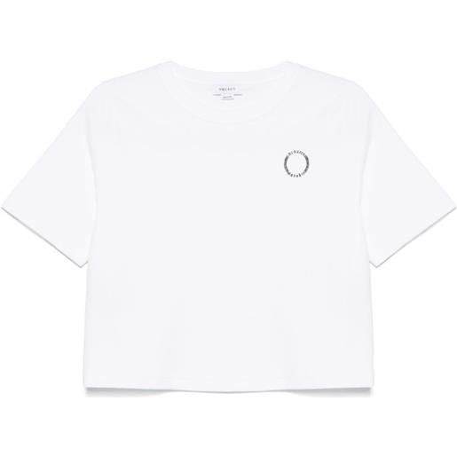 Alexander McQueen t-shirt con logo - bianco
