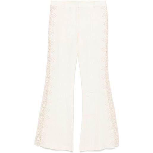 ZIMMERMANN pantaloni illuminate - toni neutri