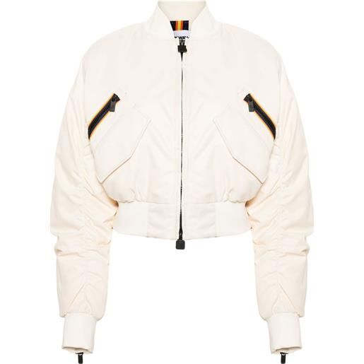 K-Way piumino crop loncrop - toni neutri