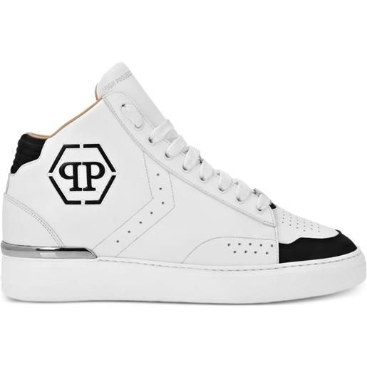 Philipp Plein sneakers hexagon - bianco