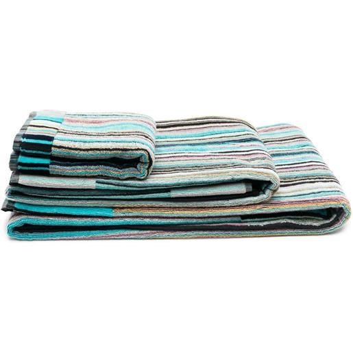 Missoni Home asciugamani jazz (3 pezzi) - blu