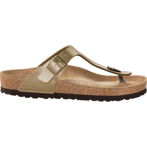 Birkenstock infradito gizeh in birko-flor dermoaffine oro