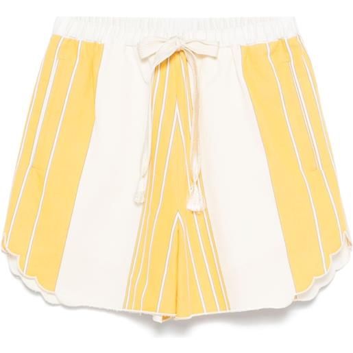 Forte Forte shorts a righe - toni neutri