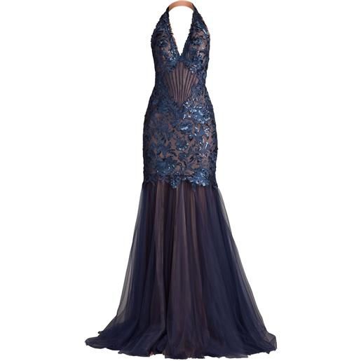 Tadashi Shoji abito evaine - blu