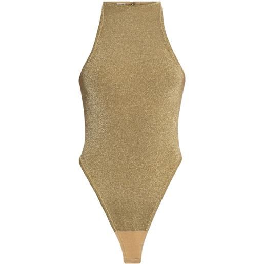 Cult Gaia body con effetto metallizzato - oro