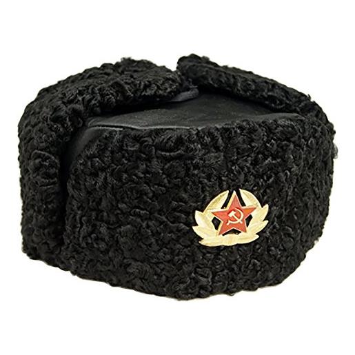 CUCUBA nuovo colbacco originale russia di montone colore nero - taglia disponibile (xl)