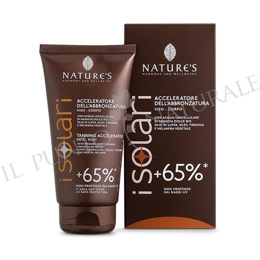 Natures acceleratore abbronzatura viso-corpo +65% 150 ml nature's