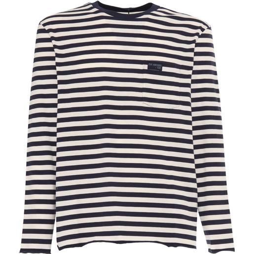 Fay t-shirt m/l righe archive