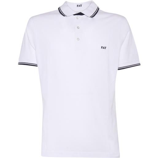 Fay polo db collar piquet str. Stripes