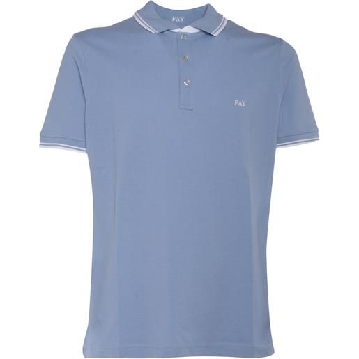 Fay polo db collar piquet str. Stripes