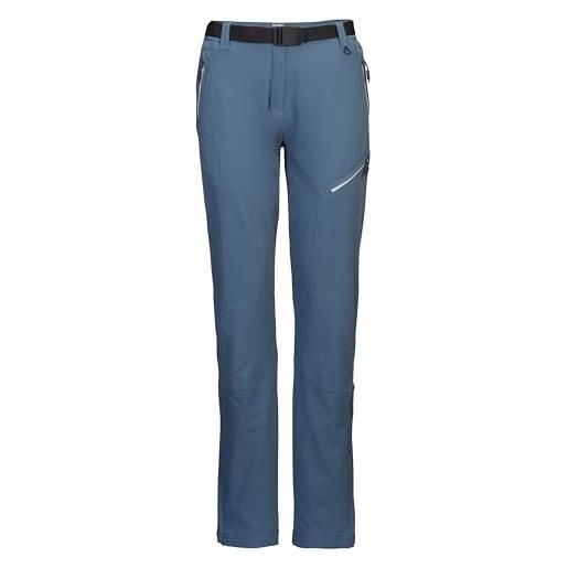 Killtec kos 239 wmn pnts funzionali/pantaloni da esterno con cintura, black, 46 donna