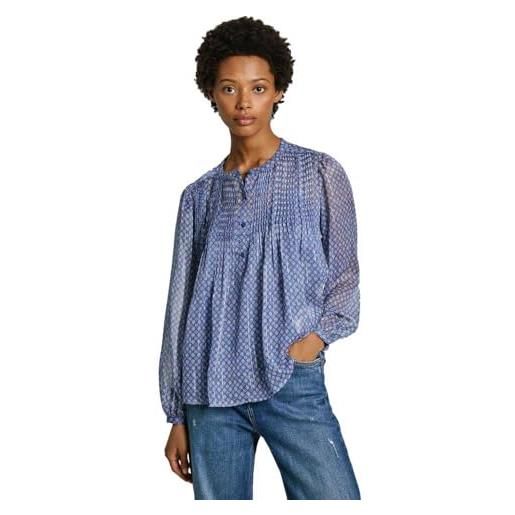 Pepe Jeans naomi camicia, blu (blu francese), xs donna