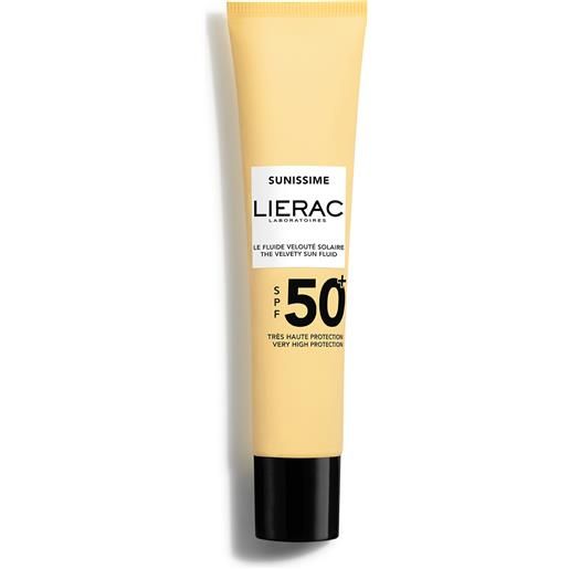 Lierac il fluido solare vellutato viso spf50+ 40ml - solare viso alta prot. 