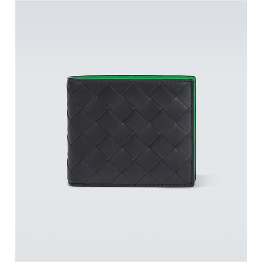 Bottega Veneta portafoglio in pelle intrecciato