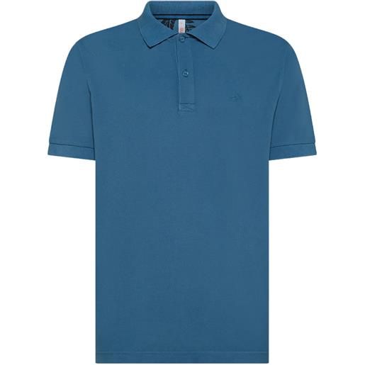SUN 68 polo cold dye con dettaglio