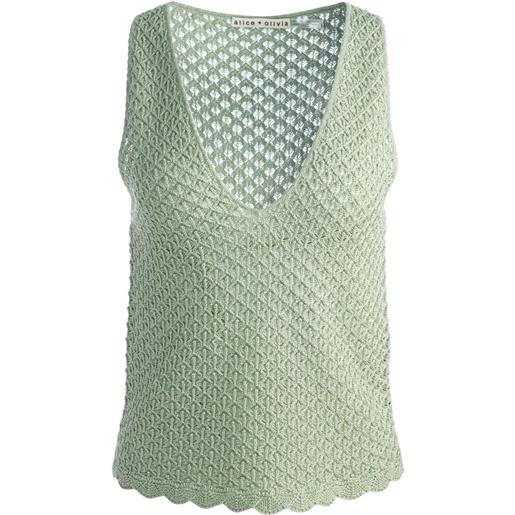 alice + olivia canotta annalise - verde