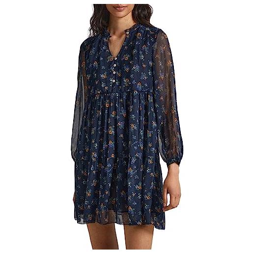 Pepe Jeans ikaia, abito babydoll donna, multicolore (multi), xs