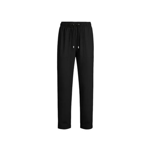 Liu Jo pantalone donna strass applicati sui lati ta5140 (it, testo, s, regular, regular, nero)