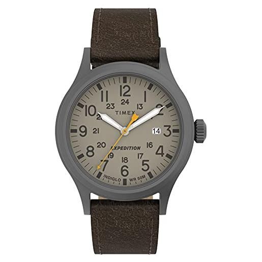 TAXAU Orologio Uomo In Pelle 8405: Lusso Quarzo Con Numeri Arabi E Datario - 41mm, Impermeabile 30m