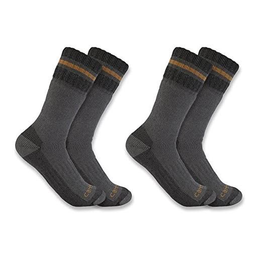 Carhartt, calzettoni da stivale in misto lana, 2 paia uomo, denim, l