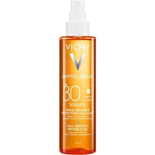 VICHY cell protect olio invisibile spf30 200ml - olio solare corpo alta prot. 