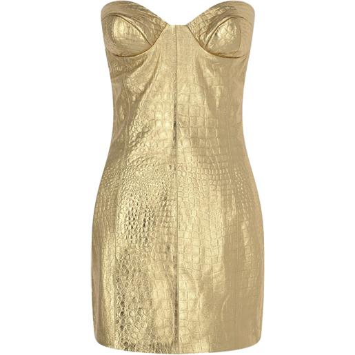 The New Arrivals Ilkyaz Ozel abito corto rochelle - oro