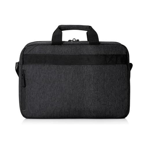 HP prelude pro, borsa per notebook fino a 17.3, realizzata con il 65% di materiale riciclato, tessuto impermeabile, pass-through per il trolley, 5 tasche, nera