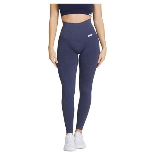 FGM04 donna - leggings jeans (it, testo, m, l, regular, regular, verde)