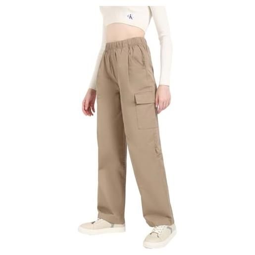 Calvin Klein Jeans pantaloni casual regolari da donna, grigio, 36