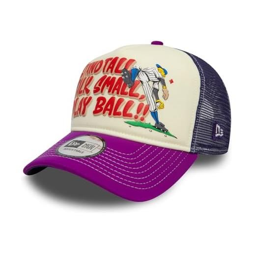 New Era ne graphic trucker - berretto regolabile, colore: beige e viola, beige. , taglia unica