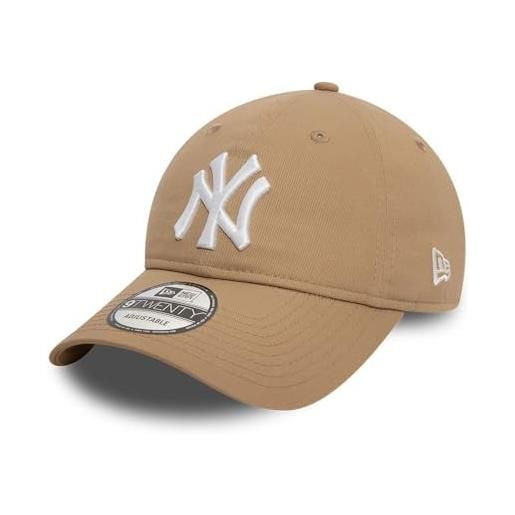 New Era new york yankees mlb league essential rosso vino 9twenty berretto regolabile