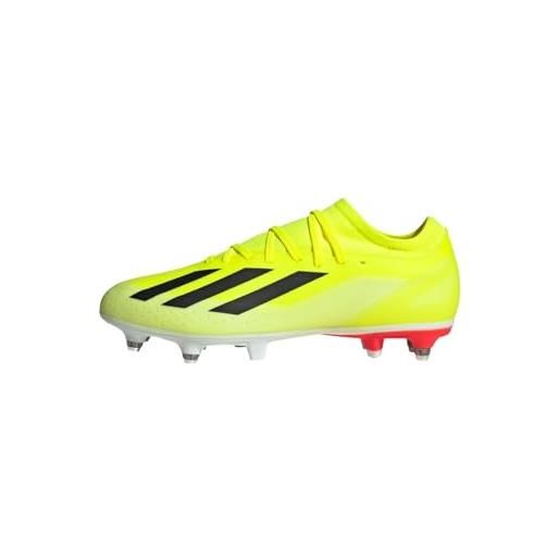 adidas unisex - adulto x crazyfast league soft ground boots, solar yellow/core black/cloud white, 46 eu