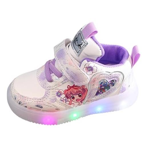 Generic sneaker da bambina/ragazzo sneaker casual bambino ragazzi scarpe con ruote per bambini luminose a led scarpe sportive illuminate sneakers casual scarpe partito compleanno che illuminano le scarpe