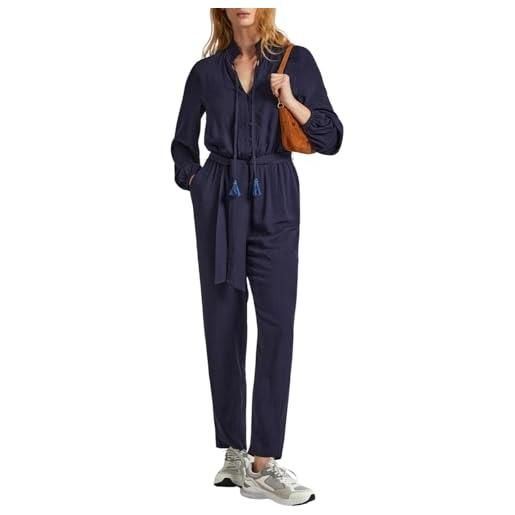 Pepe Jeans casandra, salopette donna, blu (dulwich blue), m