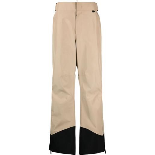 Moncler Grenoble pantaloni da sci con cintura - toni neutri
