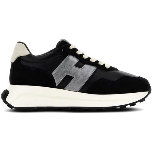Hogan sneakers con applicazione logo - nero