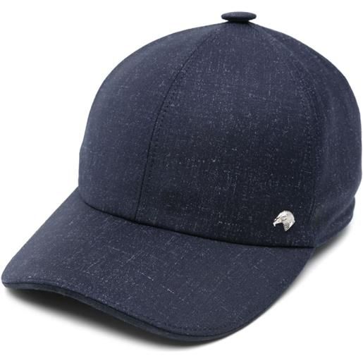 Stefano Ricci cappello da baseball con placca logo - blu