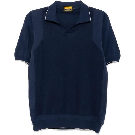 Svevo polo in cotone - blu
