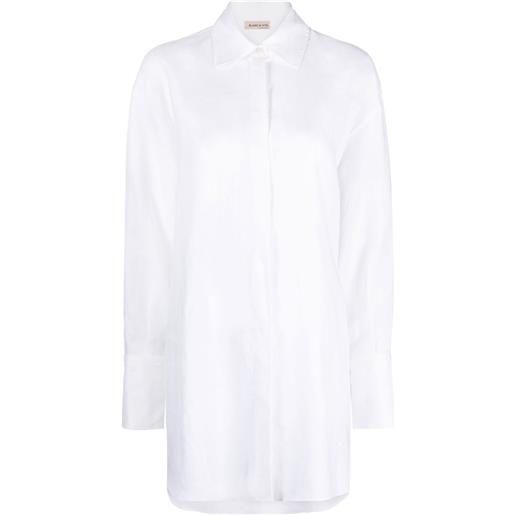Blanca Vita chemisier corto oversize - bianco