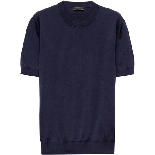 Prada t-shirt in cotone - blu