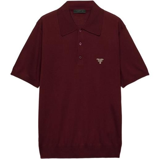 Prada polo in lana - rosso
