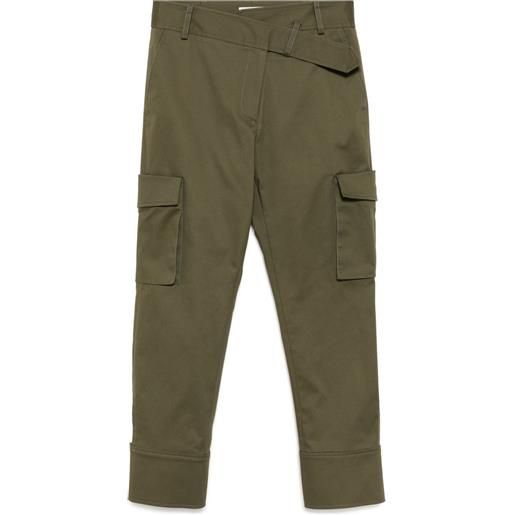 Monse cargo con vita elasticizzata - verde