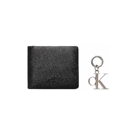 Calvin Klein gift bifold w/coin & key fob, black, os, man