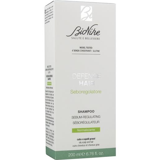 BIONIKE defence hair shampoo seboregolatore fortificante 200ml