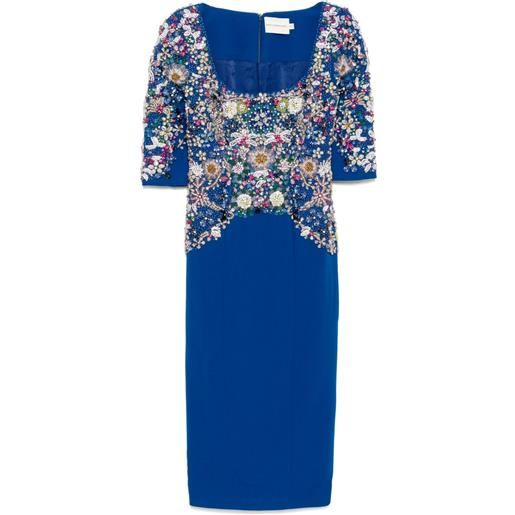 Mary Katrantzou abito agave - blu